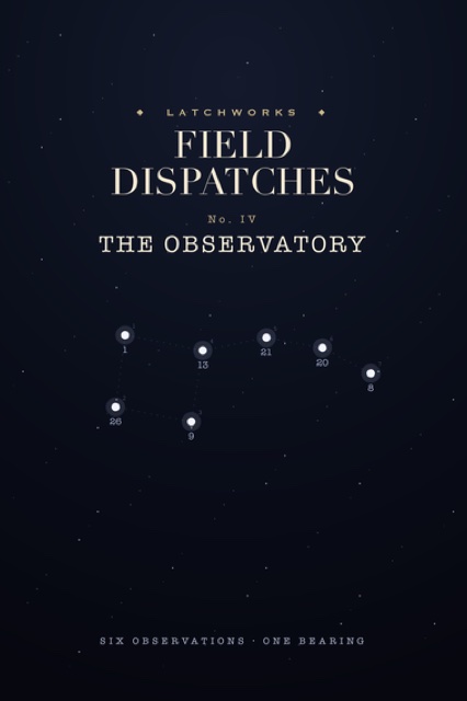 IV · The Observatory