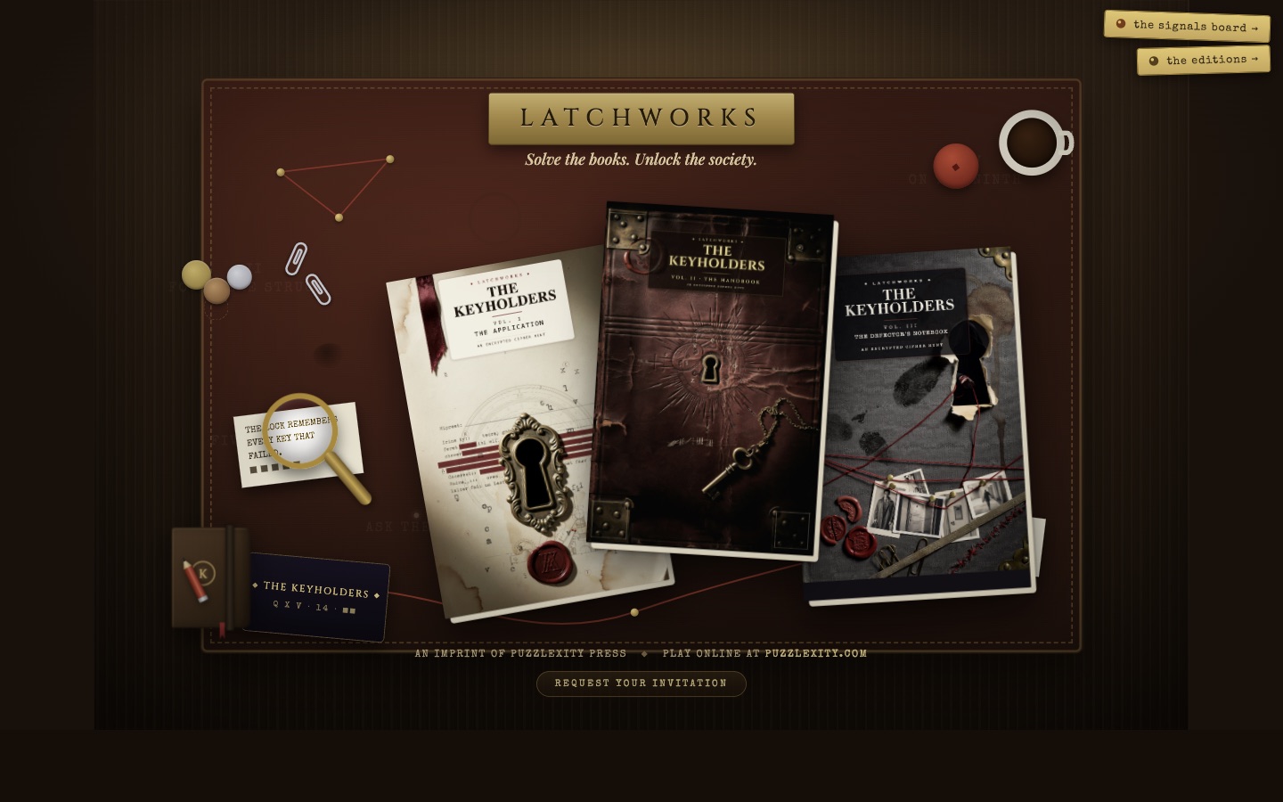 Latchworks: The Keyholders