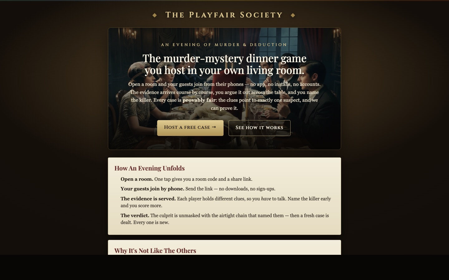 The Playfair Society